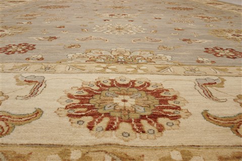 Ziegler Grey Hand Knotted 100 X 142 Area Rug 250-21377 Image 16