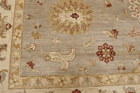 Ziegler Grey Hand Knotted 100 X 142 Area Rug 250-21377 Image 17