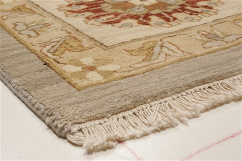 Ziegler Grey Hand Knotted 100 X 142 Area Rug 250-21377 Image 19