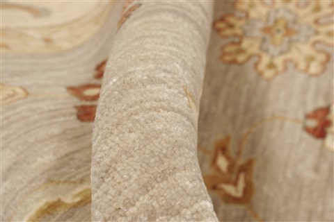 Ziegler Grey Hand Knotted 100 X 142 Area Rug 250-21377 Image 2