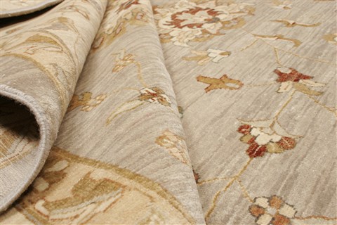 Ziegler Grey Hand Knotted 100 X 142 Area Rug 250-21377 Image 6
