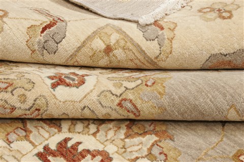 Ziegler Grey Hand Knotted 100 X 142 Area Rug 250-21377 Image 7