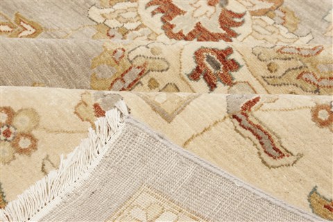 Ziegler Grey Hand Knotted 100 X 142 Area Rug 250-21377 Image 9