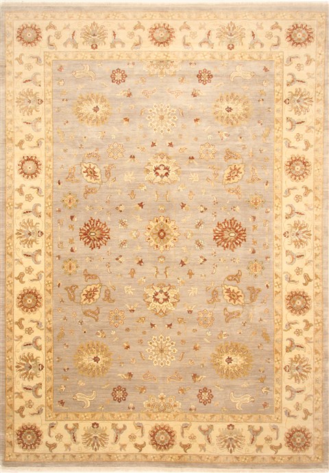 Ziegler Grey Hand Knotted 100 X 142 Area Rug 250-21377 Image 0