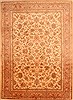 Sarouk Brown Hand Knotted 84 X 116  Area Rug 100-21378 Thumb 0
