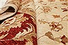 Pishavar Beige Hand Knotted 99 X 136 Area Rug 250-21379 Thumb 7