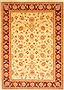 Pishavar Beige Hand Knotted 99 X 136 Area Rug 250-21379 Thumb 0