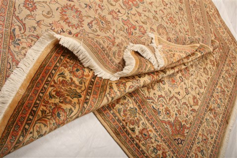 Sarouk Brown Hand Knotted 80 X 115 Area Rug 100-21381 Image 12