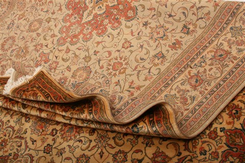 Sarouk Brown Hand Knotted 80 X 115 Area Rug 100-21381 Image 16