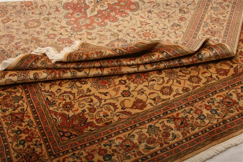 Sarouk Brown Hand Knotted 80 X 115 Area Rug 100-21381 Image 18
