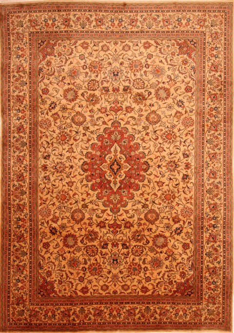Sarouk Brown Hand Knotted 80 X 115 Area Rug 100-21381 Image 0