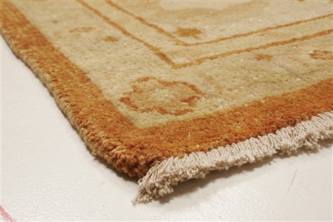 Oushak Brown Hand Knotted 100 X 139 Area Rug 250-21382 Image 20