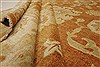 Oushak Brown Hand Knotted 100 X 139 Area Rug 250-21382 Thumb 7