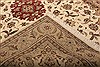 Kashan Beige Hand Knotted 85 X 97  Area Rug 100-21386 Thumb 12