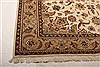 Kashan Beige Hand Knotted 85 X 97  Area Rug 100-21386 Thumb 14