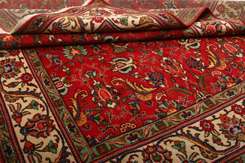 Tabriz Red Hand Knotted 82 X 117 Area Rug 100-21387 Image 21