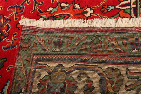 Tabriz Red Hand Knotted 82 X 117 Area Rug 100-21387 Image 26