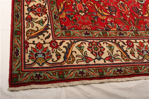 Tabriz Red Hand Knotted 82 X 117 Area Rug 100-21387 Image 33