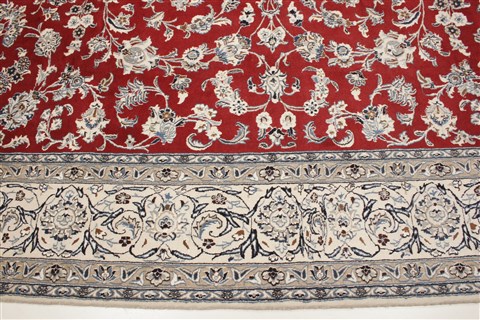 Nain Red Hand Knotted 910 X 130 Area Rug 250-21391 Image 7