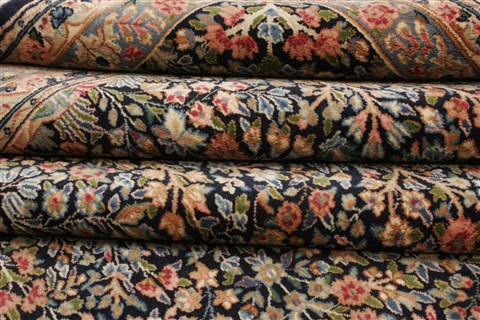 Kerman Blue Hand Knotted 911 X 131  Area Rug 250-21392 Image 10