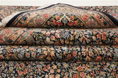 Kerman Blue Hand Knotted 911 X 131  Area Rug 250-21392 Image 11