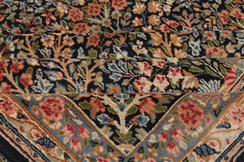 Kerman Blue Hand Knotted 911 X 131  Area Rug 250-21392 Image 12