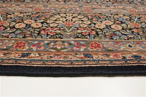 Kerman Blue Hand Knotted 911 X 131  Area Rug 250-21392 Image 17