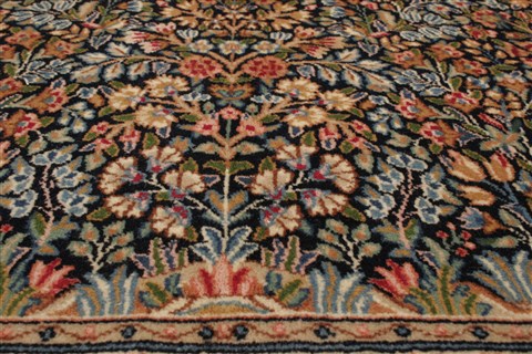 Kerman Blue Hand Knotted 911 X 131  Area Rug 250-21392 Image 18