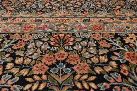 Kerman Blue Hand Knotted 911 X 131  Area Rug 250-21392 Image 19