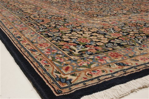 Kerman Blue Hand Knotted 911 X 131  Area Rug 250-21392 Image 25
