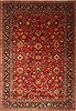 Sarouk Red Hand Knotted 100 X 141  Area Rug 250-21393 Thumb 0