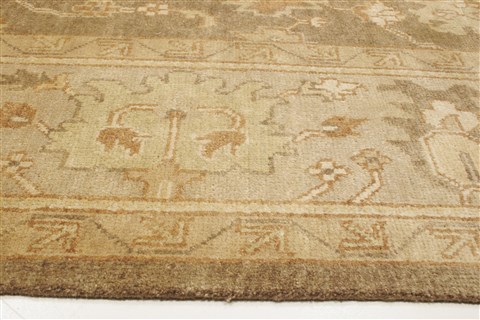 Oushak Brown Hand Knotted 910 X 1310 Area Rug 250-21396 Image 12