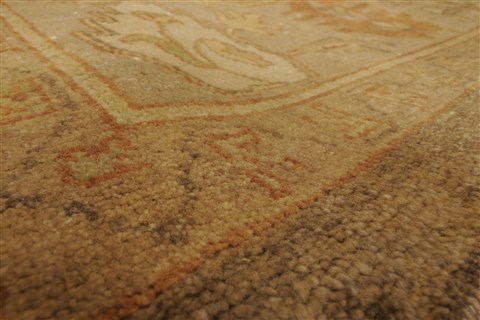 Oushak Brown Hand Knotted 910 X 1310 Area Rug 250-21396 Image 13