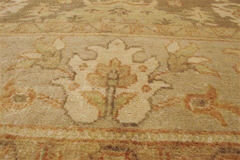 Oushak Brown Hand Knotted 910 X 1310 Area Rug 250-21396 Image 14