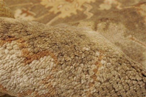 Oushak Brown Hand Knotted 910 X 1310 Area Rug 250-21396 Image 3