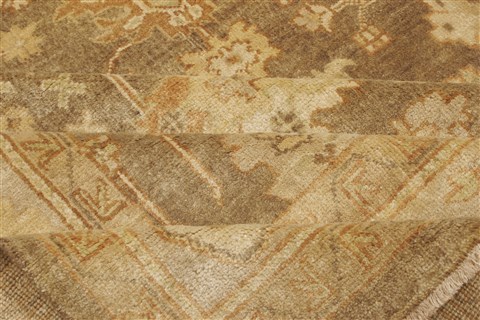 Oushak Brown Hand Knotted 910 X 1310 Area Rug 250-21396 Image 8