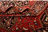 Heriz Red Hand Knotted 86 X 116  Area Rug 100-21400 Thumb 14
