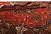 Heriz Red Hand Knotted 86 X 116  Area Rug 100-21400 Thumb 16