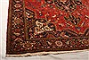 Heriz Red Hand Knotted 86 X 116  Area Rug 100-21400 Thumb 4