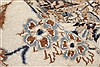 Nain White Hand Knotted 103 X 131 Area Rug 250-21402 Thumb 2