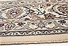Nain White Hand Knotted 100 X 134 Area Rug 250-21404 Thumb 15