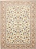 Nain White Hand Knotted 100 X 134 Area Rug 250-21404 Thumb 0