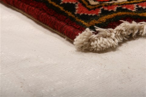 Bakhtiar Red Hand Knotted 88 X 120 Area Rug 100-21405 Image 2
