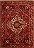 Bakhtiar Red Hand Knotted 88 X 120  Area Rug 100-21405 Thumb 0