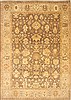Oushak Brown Hand Knotted 100 X 140  Area Rug 250-21406 Thumb 0