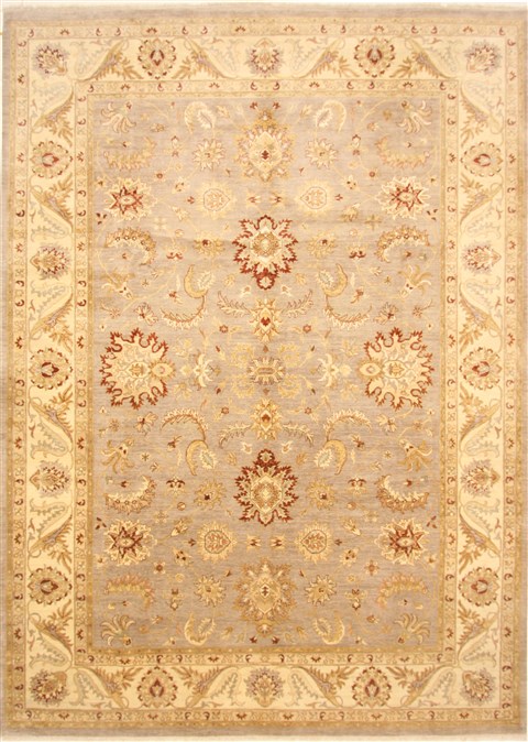 Ziegler Grey Hand Knotted 100 X 140  Area Rug 250-21408 Image 0