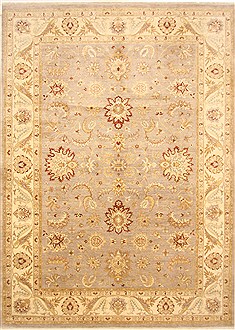 Ziegler Grey Hand Knotted 10'0" X 14'0"  Area Rug 250-21408