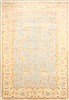 Oushak Green Hand Knotted 99 X 143 Area Rug 250-21411 Thumb 0
