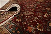 Sarouk Red Hand Knotted 100 X 143 Area Rug 250-21413 Thumb 9