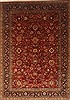 Sarouk Red Hand Knotted 100 X 143  Area Rug 250-21413 Thumb 0